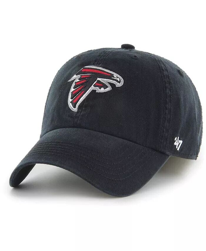 

Черная мужская приталенная шляпа с логотипом Atlanta Falcons Franchise '47 Brand