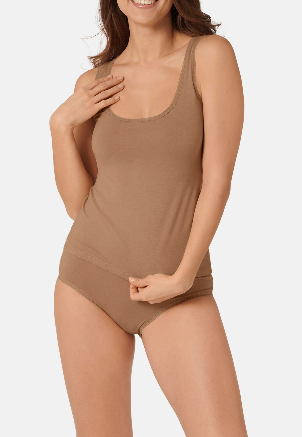 

Майка Sloggi/Tanktop GO, цвет Nostalgic Brown