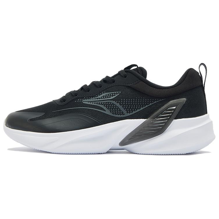 

361° Кроссовки для бега и тренировок мужские low top с амортизацией и дышащей сеткой, черно-серые