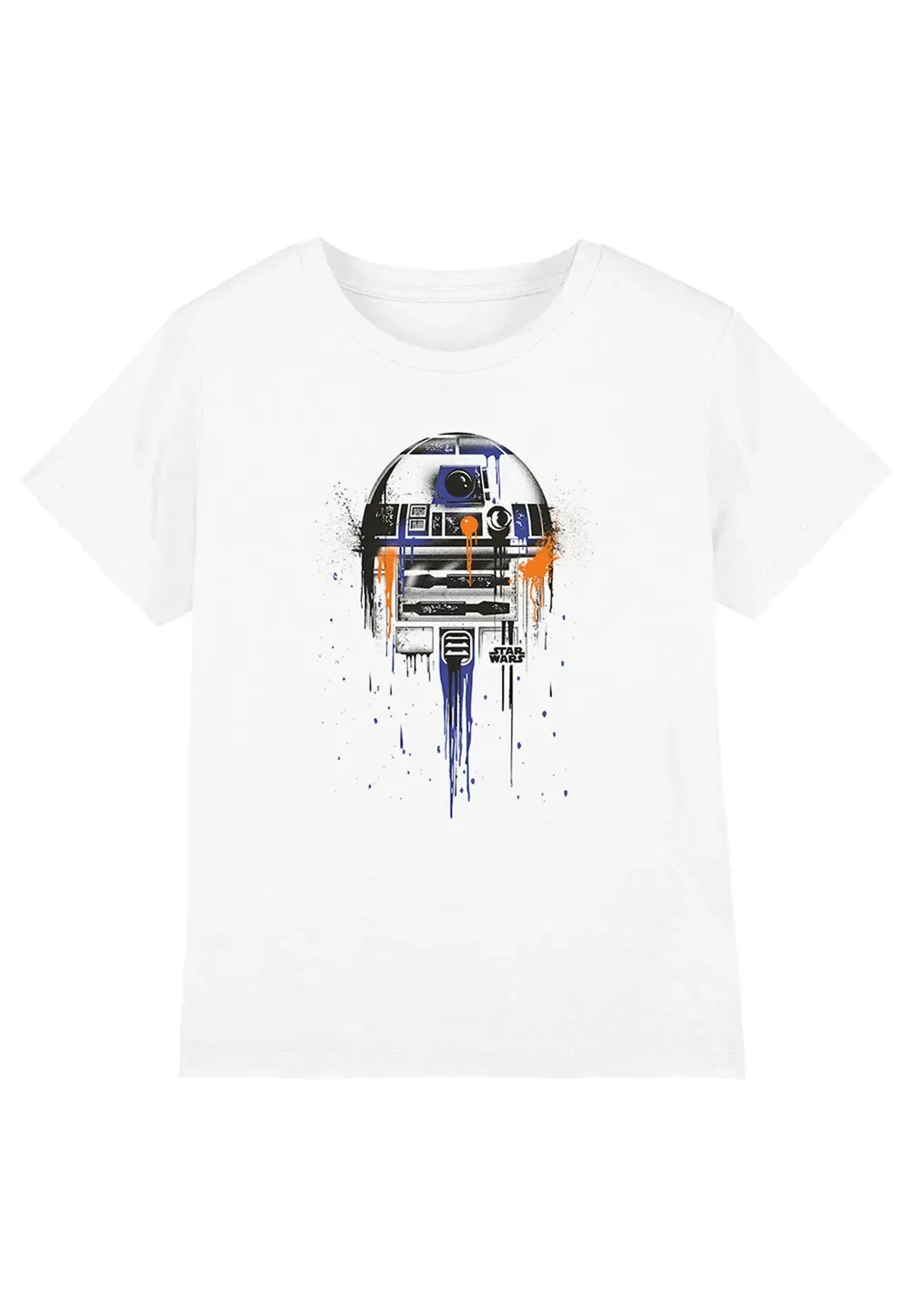 Футболка детская с R2D2 Star Wars, белый — фото 4