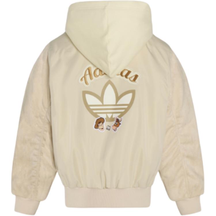X Disney Утепленная Куртка FW25 Детская Adidas Originals, linen crystal коричневый — фото 3