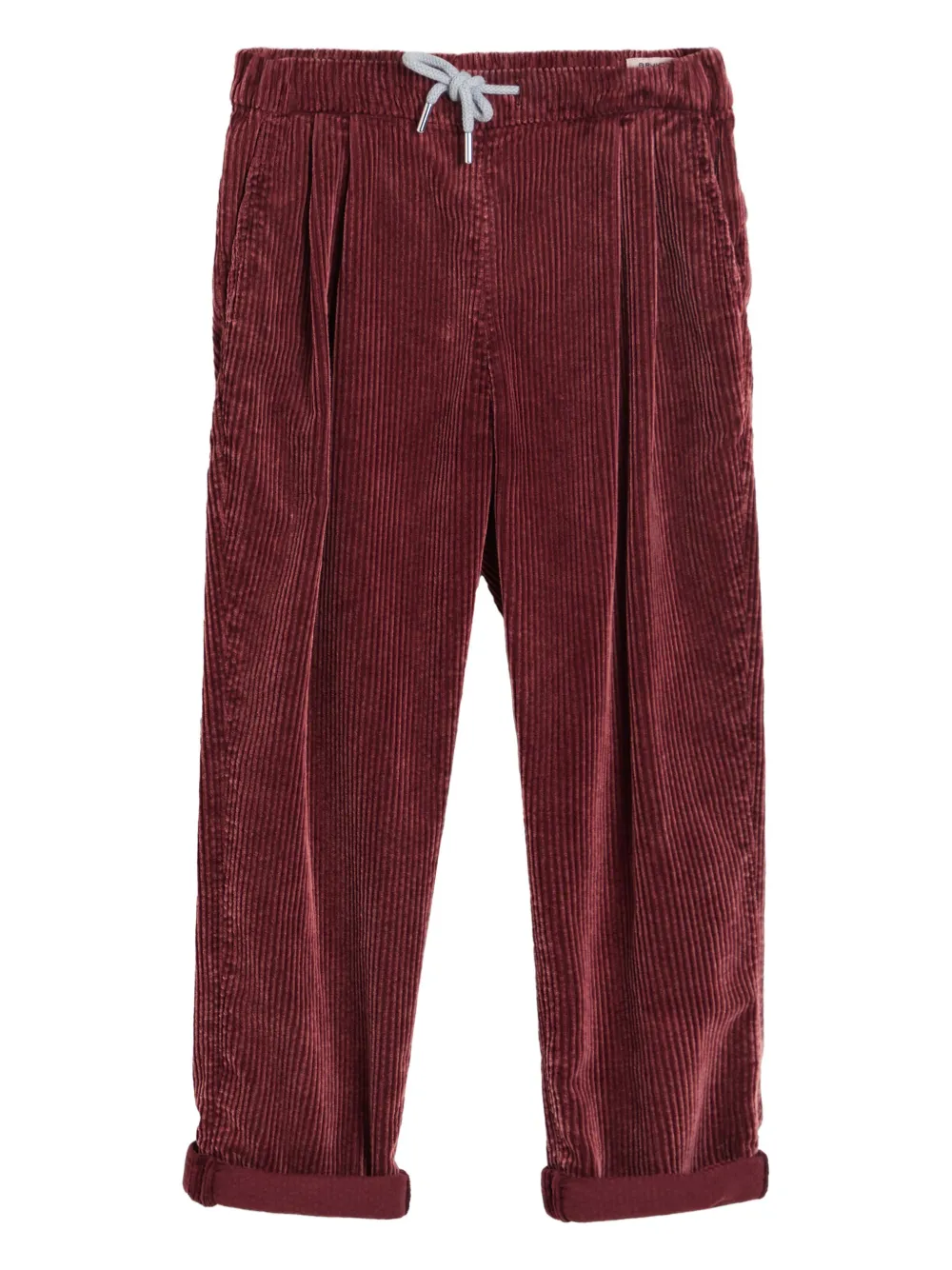 

Вельветовые брюки Brunello Cucinelli Kids, красный