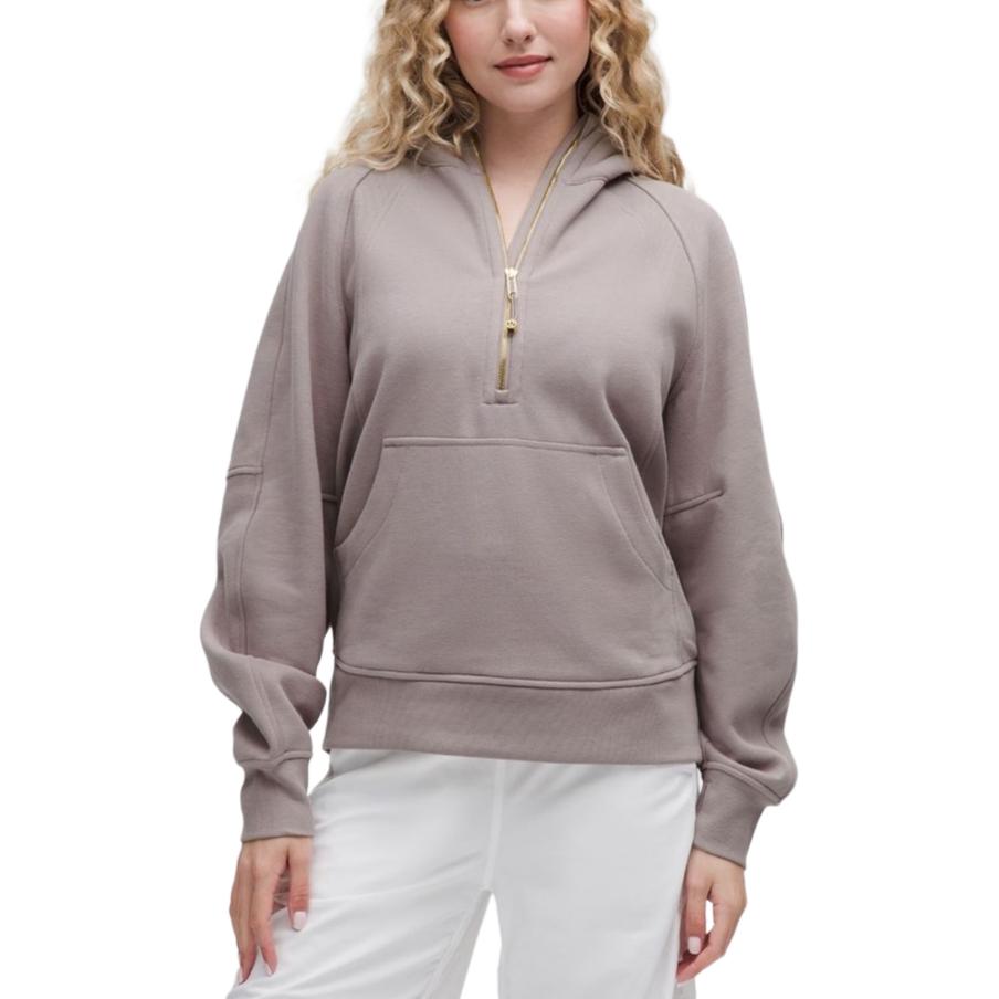 

Свитшот серии Scuba для женщин Lululemon, серебристо-серый/золотой