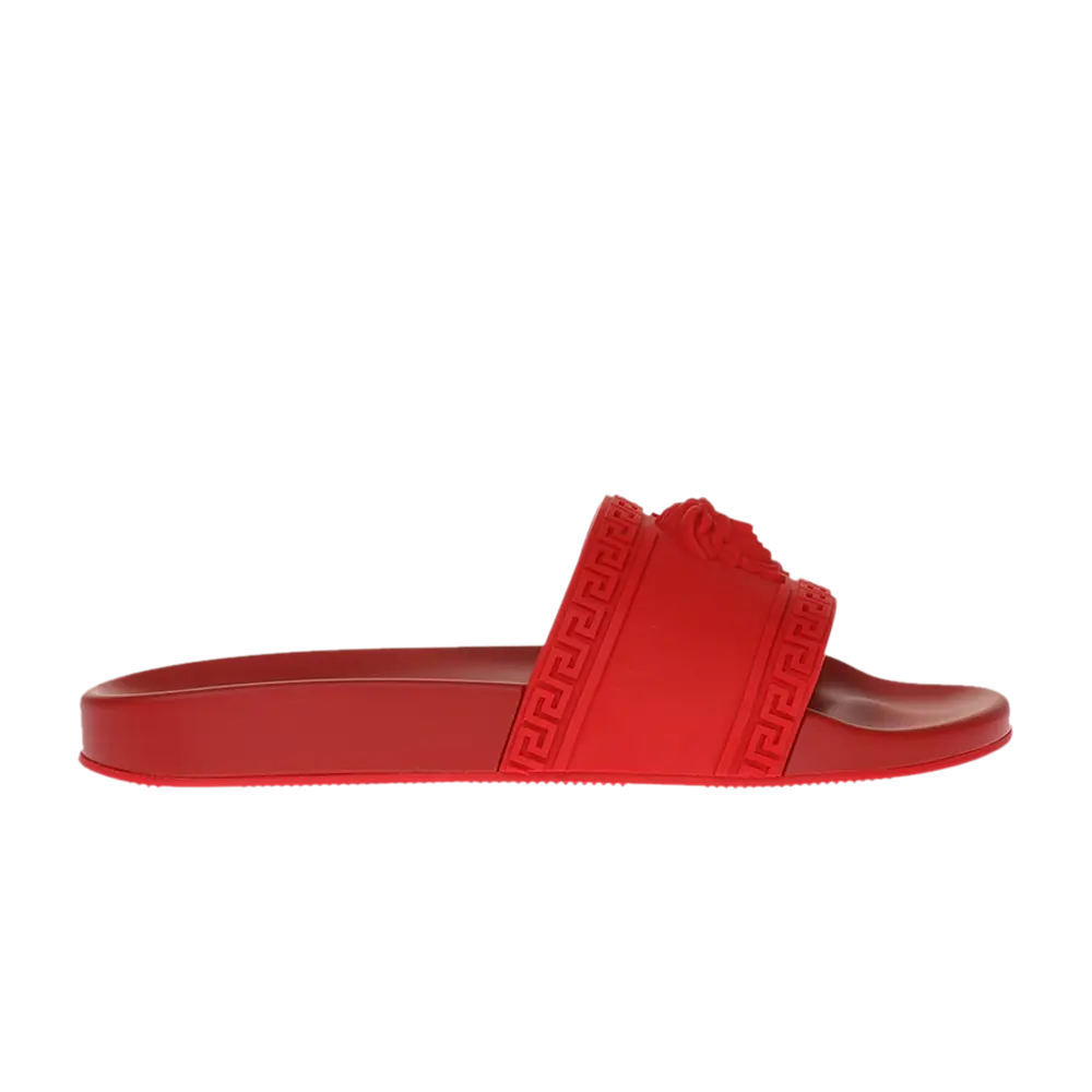 Шлепанцы Versace Palazzo Medusa Pool Slide, красный