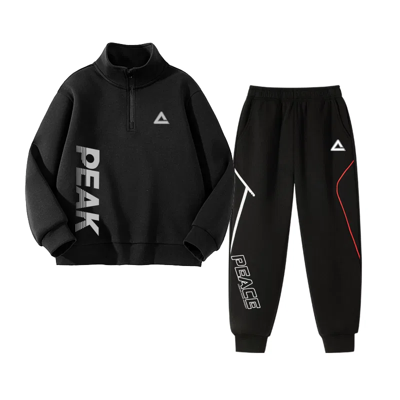 Спортивный костюм с принтом PEAK Black/PK
