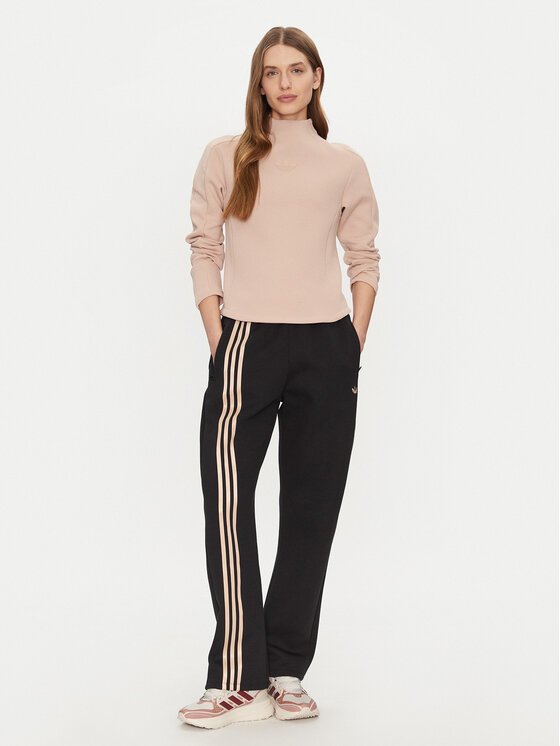 Блузка облегающего кроя Structured Interlock JJ0938 Adidas, бежевый — фото 2