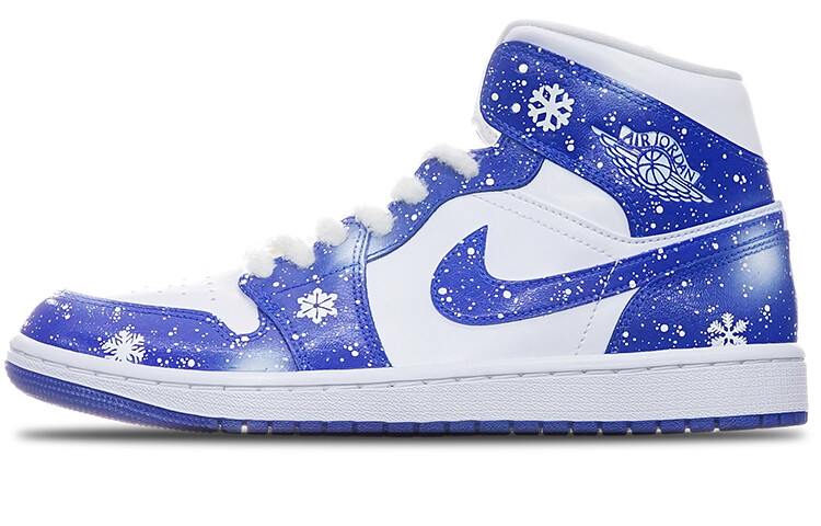 

Кроссовки Air JORDAN 1 Vintage Basketball Shoes Unisex High-Top White Blue, Серый, Кроссовки Air JORDAN 1 Vintage Basketball Shoes Unisex High-Top White Blue
