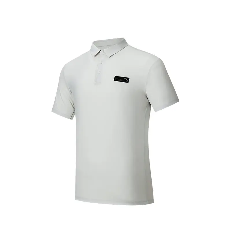 

ANTA Поло для разнообразных тренировок мужское светло-песочный серый