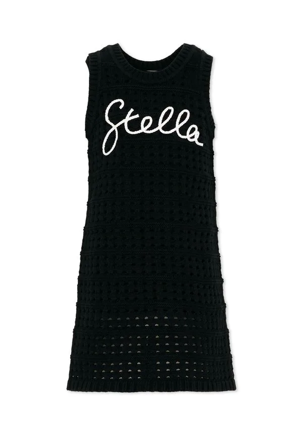 Вязаное платье Stella Mccartney Kids, Black
