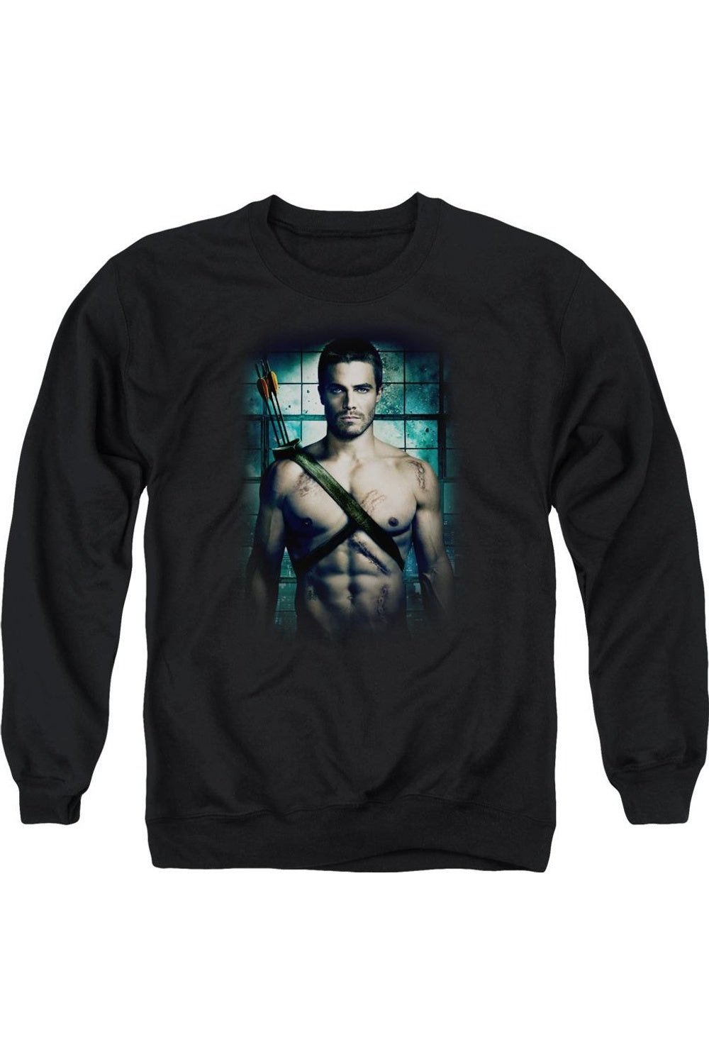 

Толстовка Arrow Shirtless для взрослых с круглым вырезом Gildan, черный