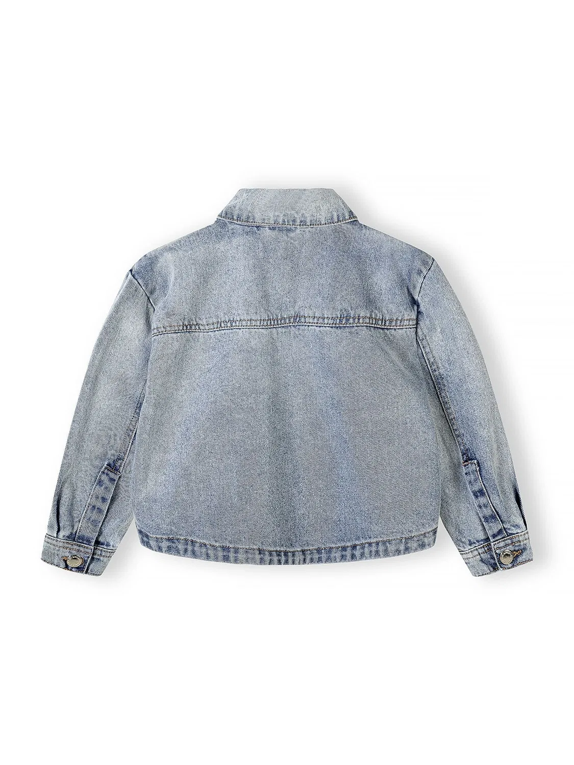Джинсовая куртка с вышивкой Minoti, blue denim — фото 2