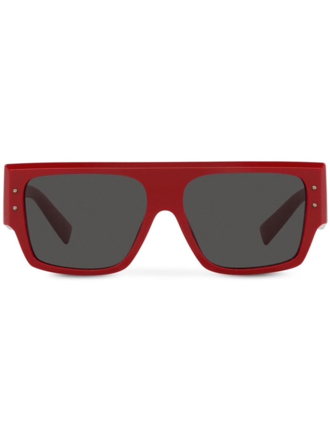 

Dolce & Gabbana Eyewear солнцезащитные очки DNA в массивной оправе, красный