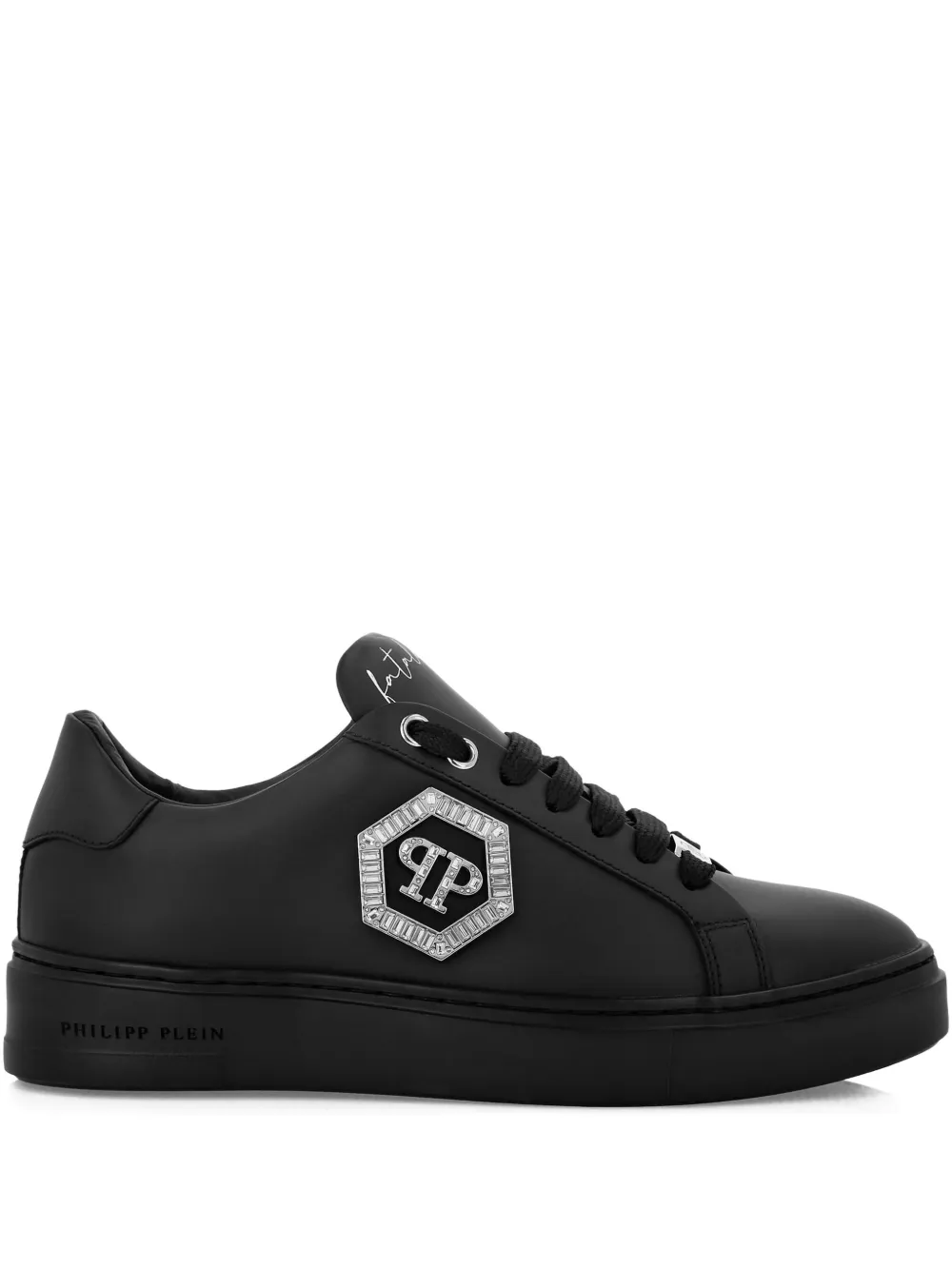 Кроссовки с логотипом Philipp Plein, черный