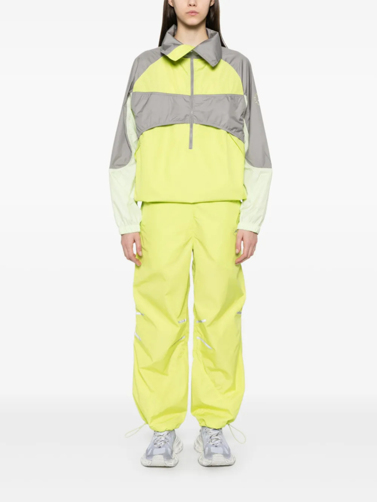 Adidas by Stella McCartney спортивные брюки широкого кроя, желтый — фото 2