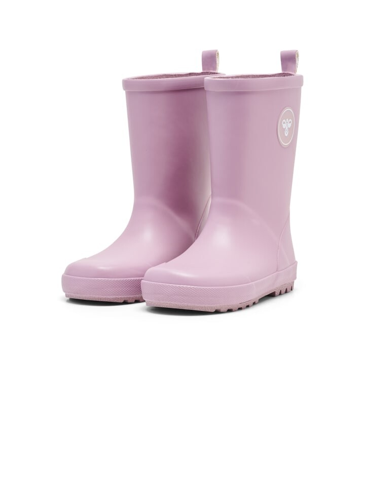 Резиновые сапоги Hummel Rubberboot Rubber Boot Kinder, цвет DEAUVILLE MAUVE — фото 4