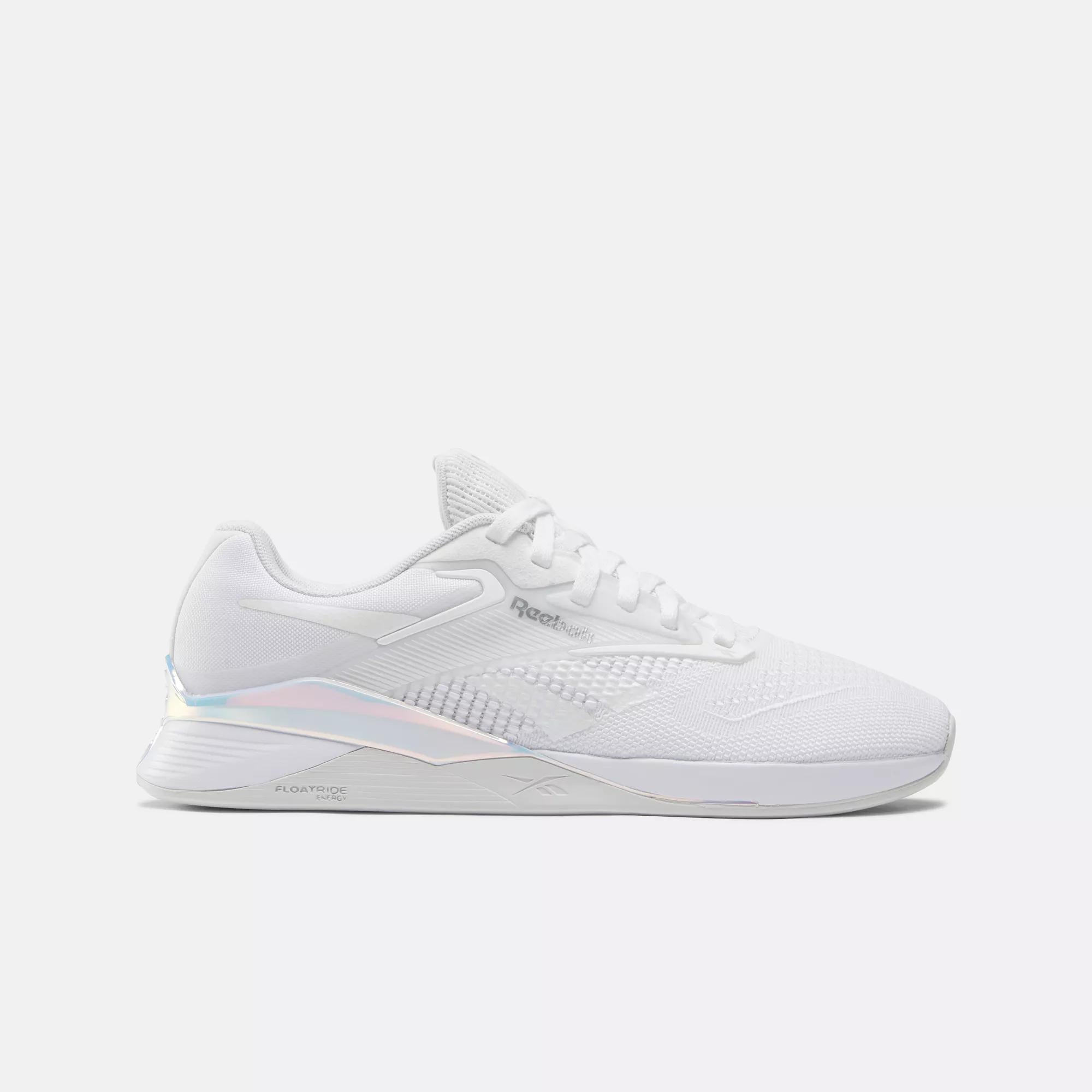 Кроссовки женские Nano X4 Reebok, цвет ftwr white / cold grey 1 / silver metallic