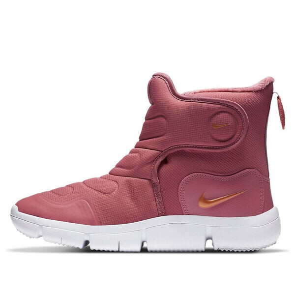 

Зимние ботинки для новичков розовые красные Nike, розовый