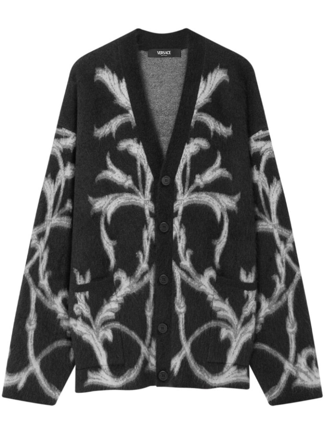 

Versace кардиган Acanthus Leaves, черный