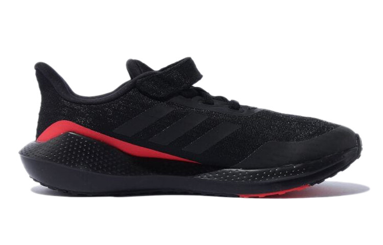 EQ21 Run Kids Кроссовки детские низкие черные/красные Adidas — фото 2