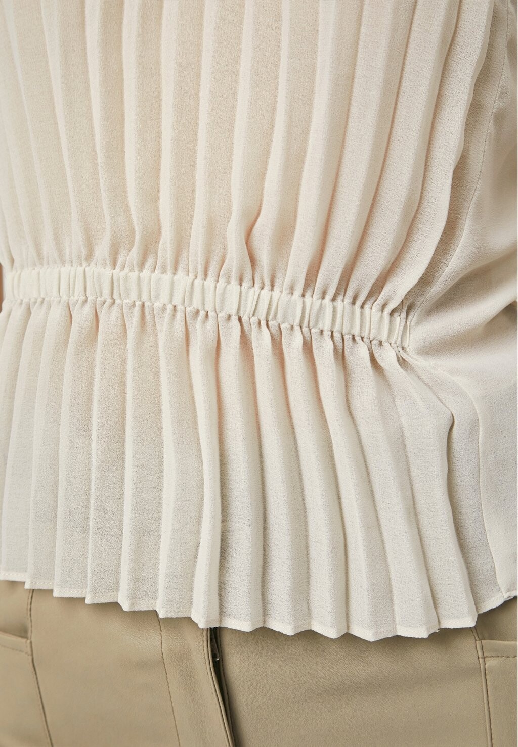 

Блузка Gathered Detail Dante6, бежевый
