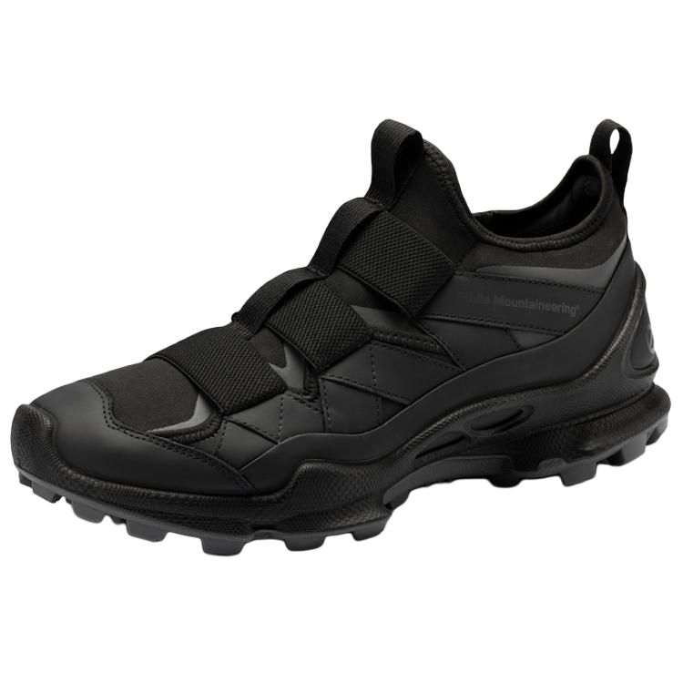 

Ecco Белые износостойкие низкие альпинистские и походные туфли Mountaineering x Striding C, мужские, черные