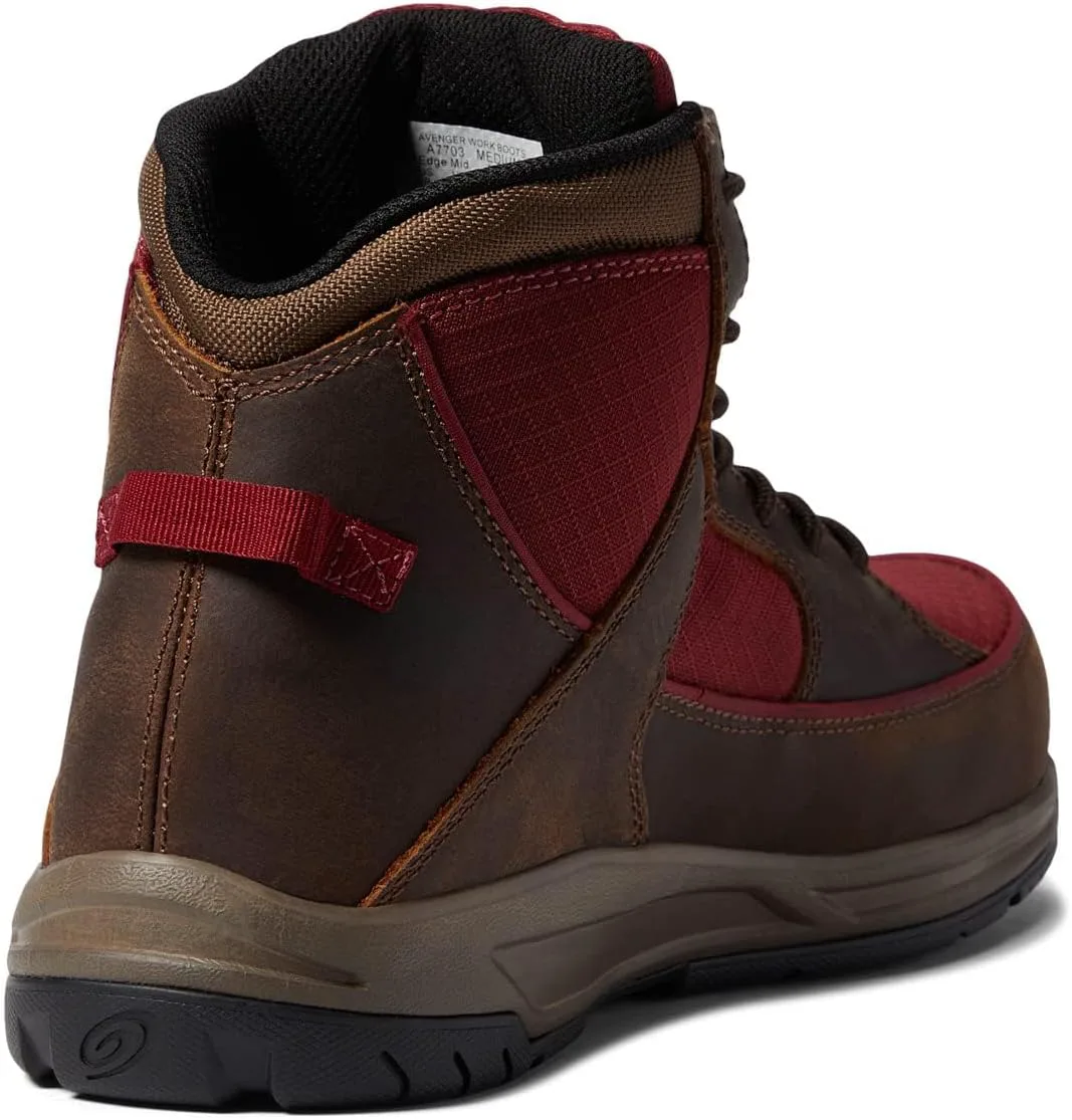 Рабочие ботинки Avenger Edge CT Avenger Work Boots, коричневый/красный — фото 3