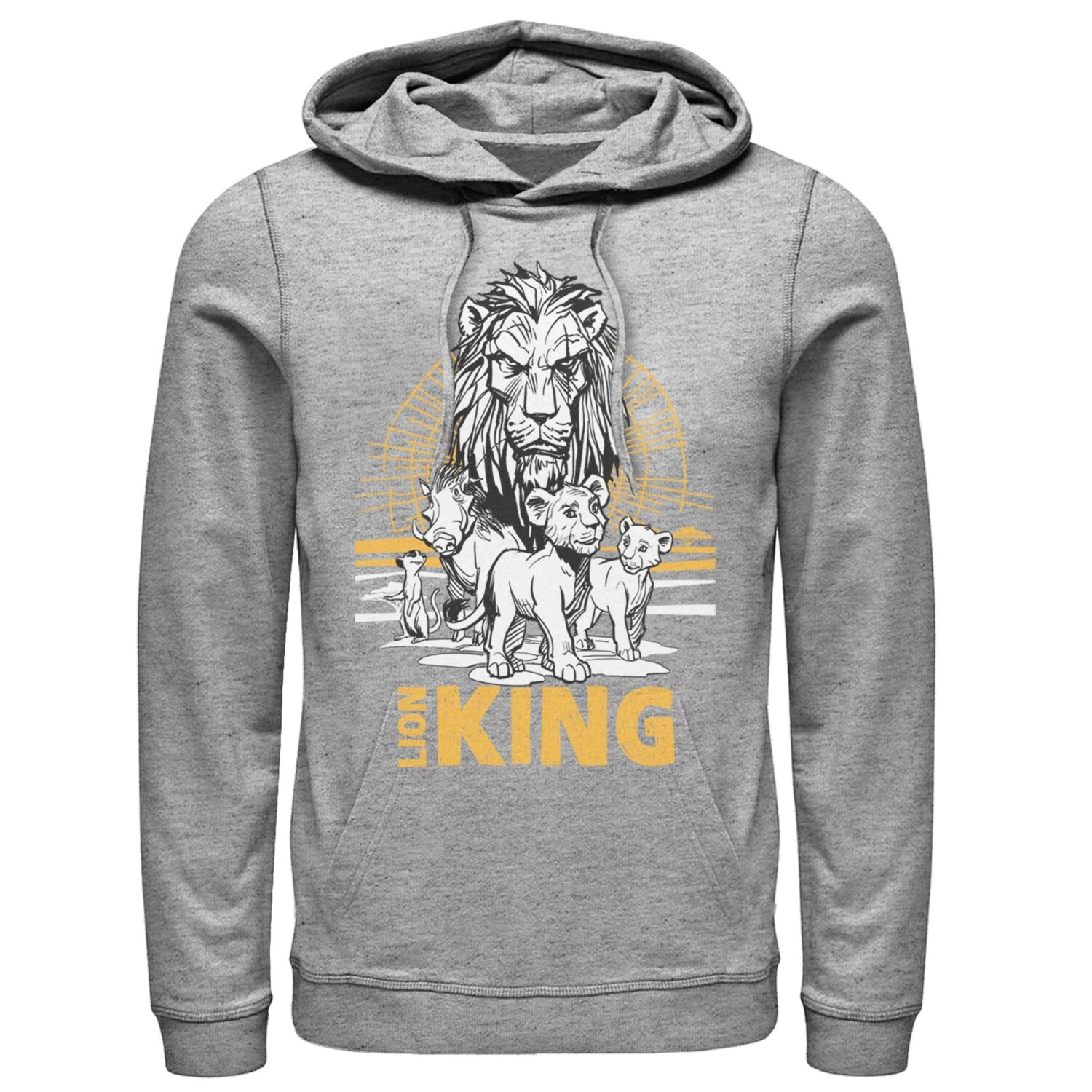 

Мужская толстовка с рисунком Scar, Simba & Nala 's The Lion King Disney