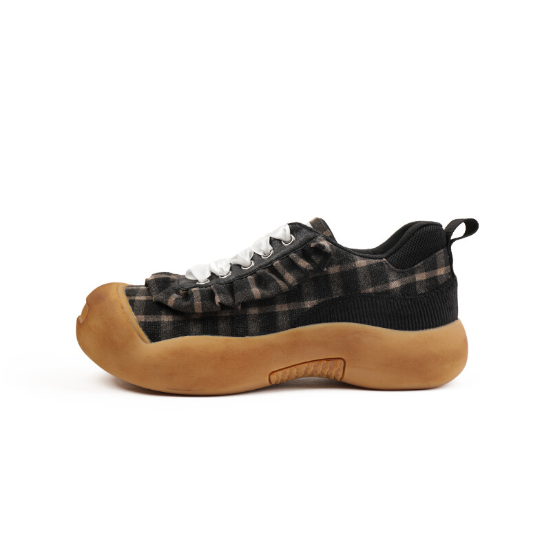 Туфли женские повседневные Women's Casual Shoes Women's Brown/Black Niuwa Studio