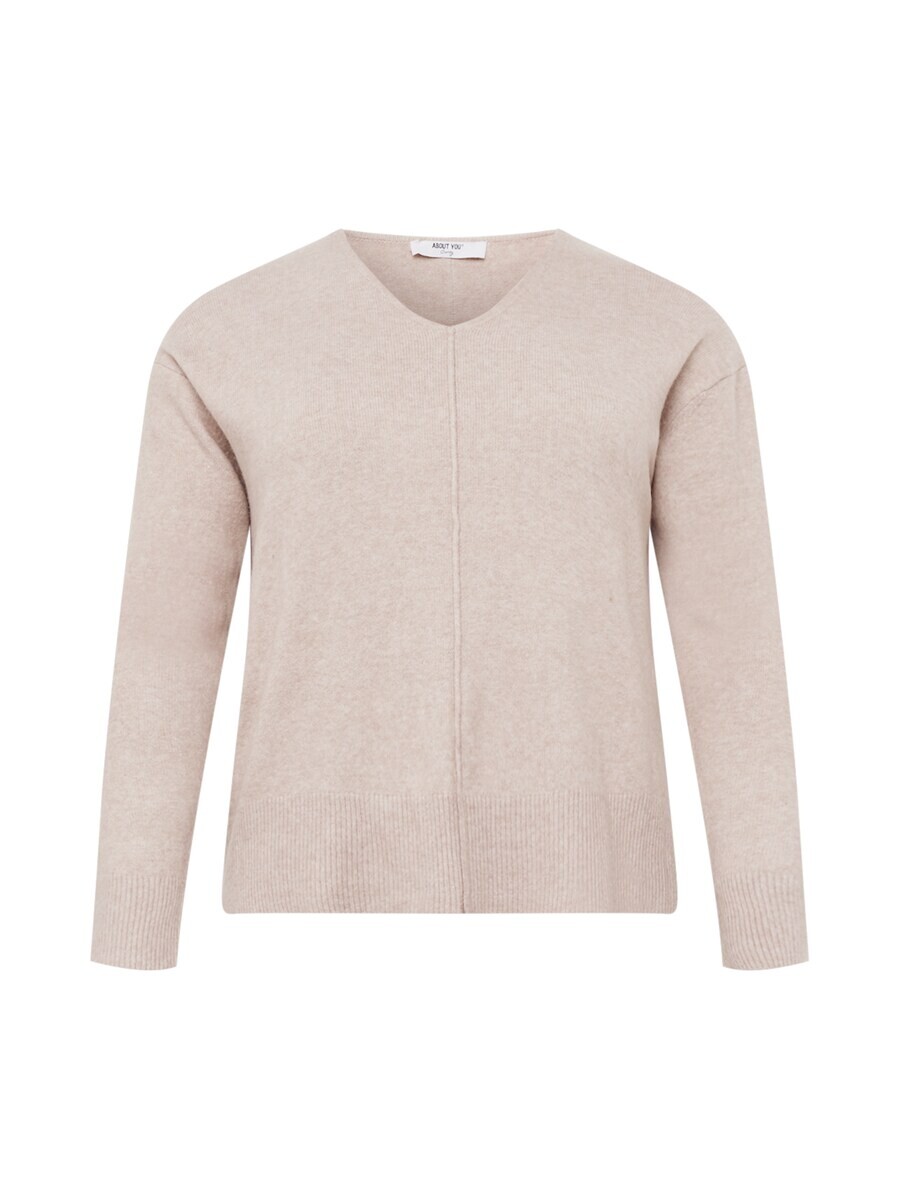

Тонкий вязаный свитер ABOUT YOU Curvy Sweater Asta, бежевый