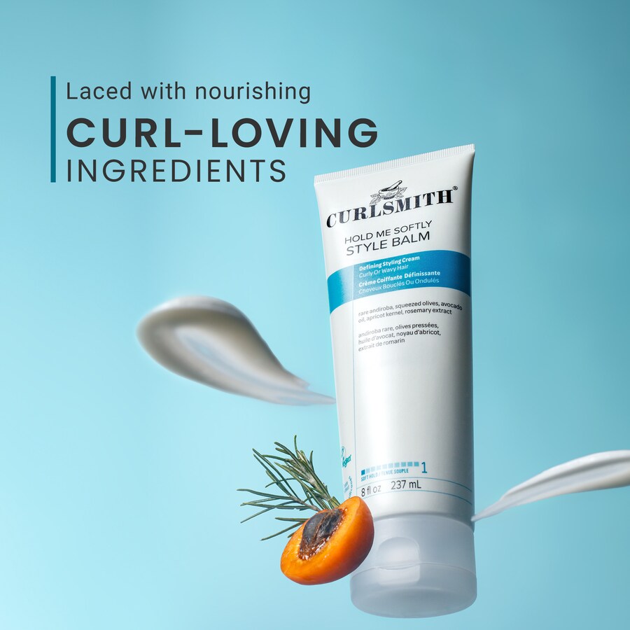 Крем-бальзам для укладки кудрявых волос Hold Me Softly Curlsmith, 8 oz/237 mL — фото 4