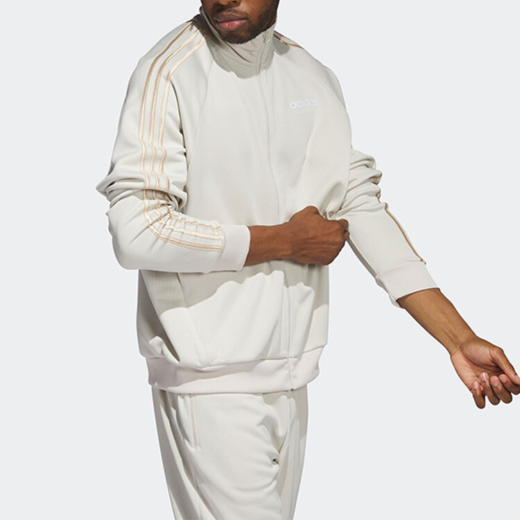 Куртка мужская пастельно-желтая Adidas, светло-желтый — фото 4