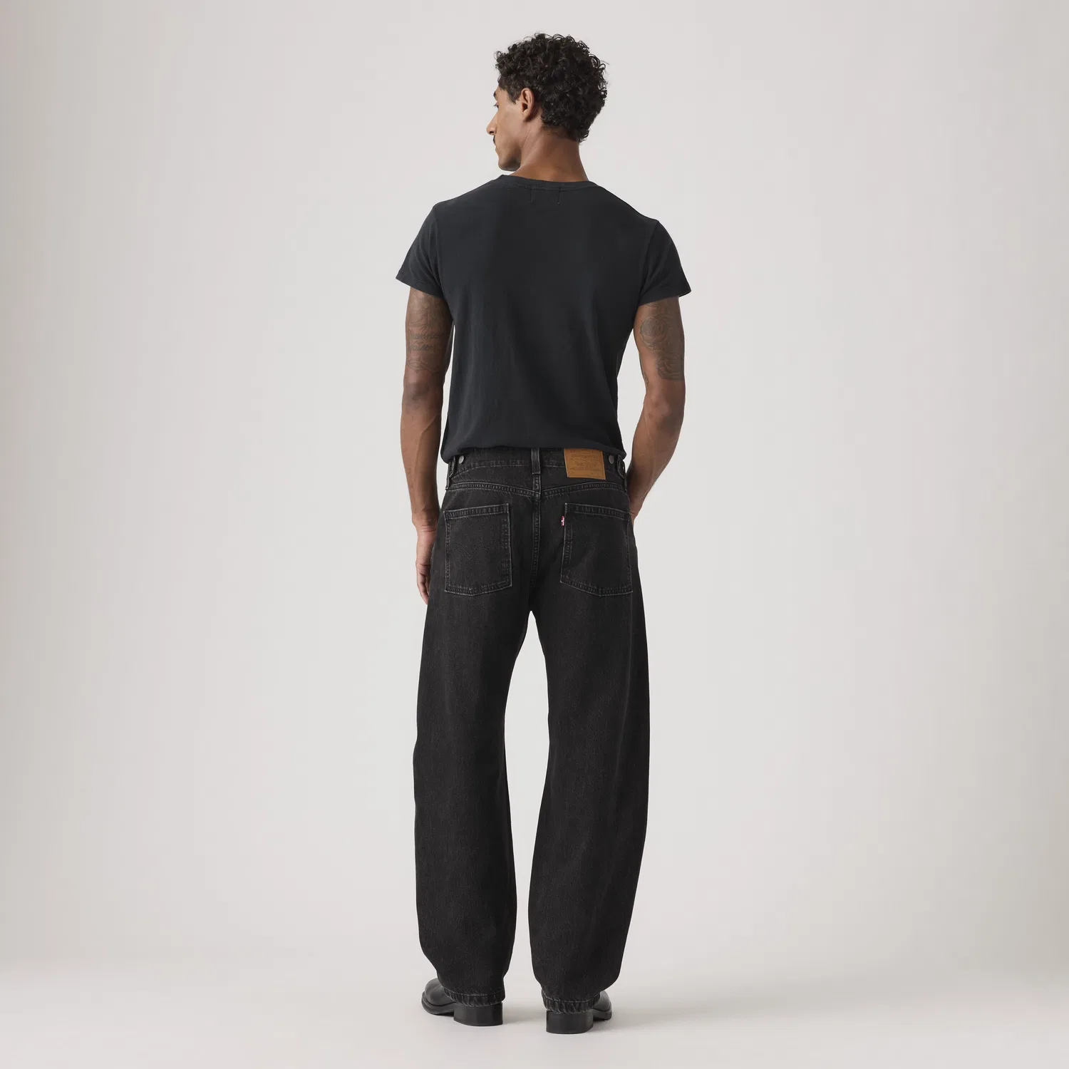 Мужские джинсы Baggy Barrel Levi's, Black — фото 4
