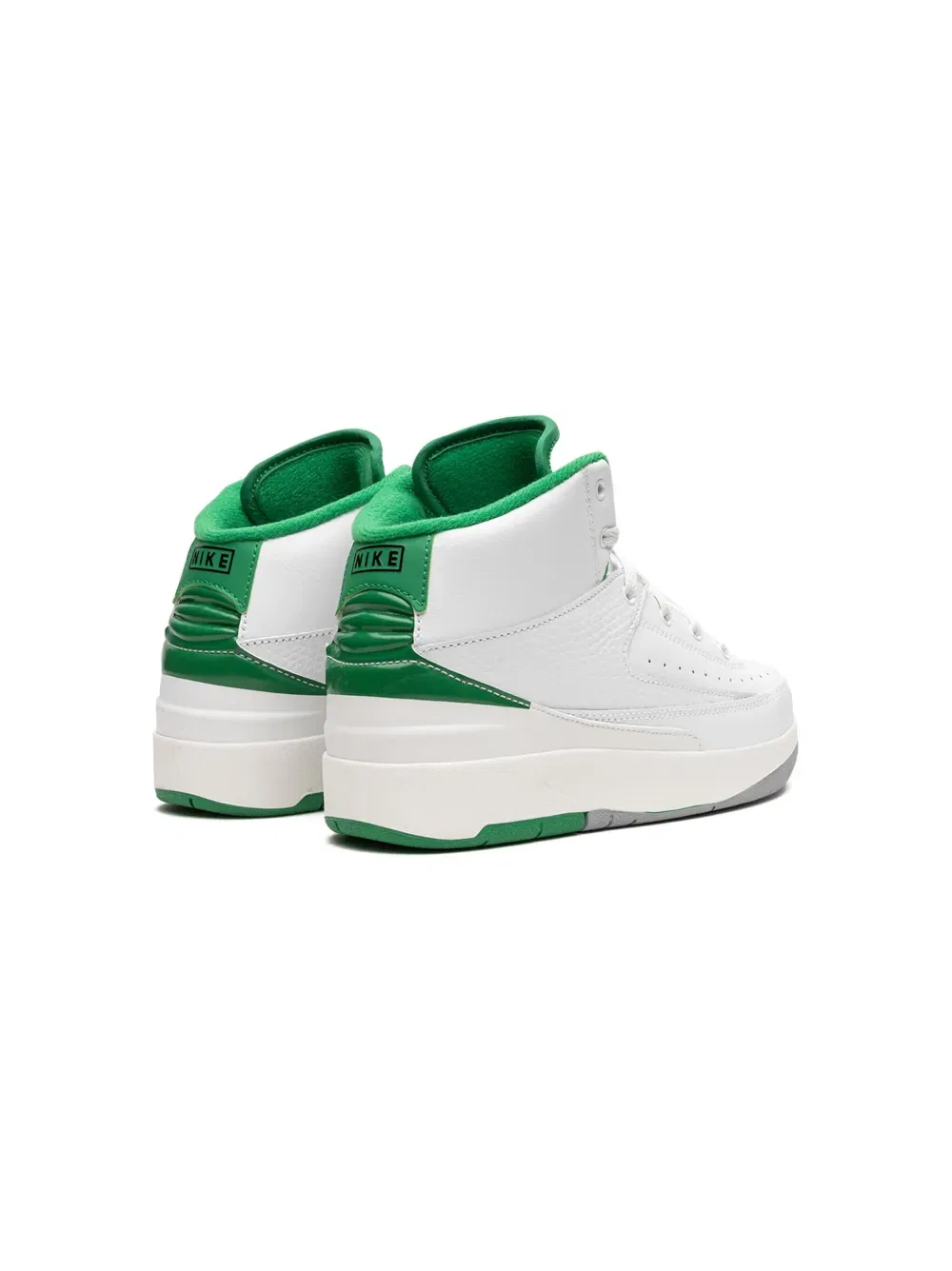 Кроссовки Air Jordan 2 "Lucky Green" Jordan Kids, белый — фото 3