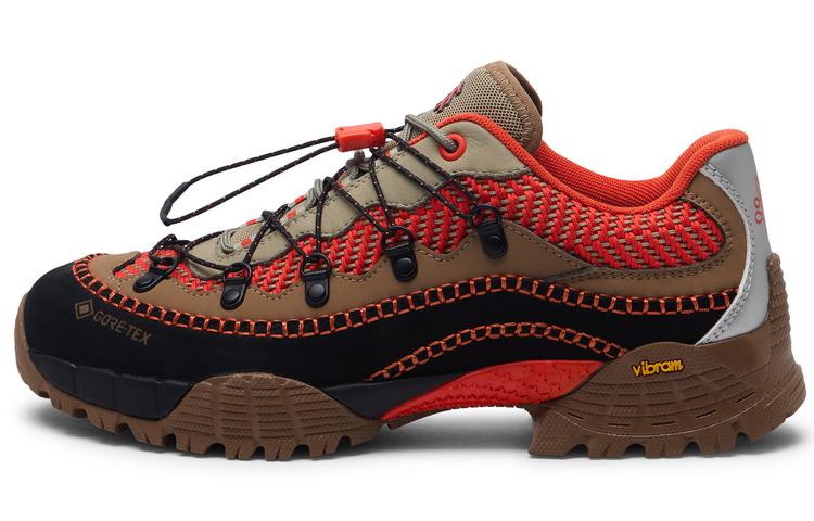 KOLON SPORT Водонепроницаемые низкие походные ботинки унисекс коричневого цвета