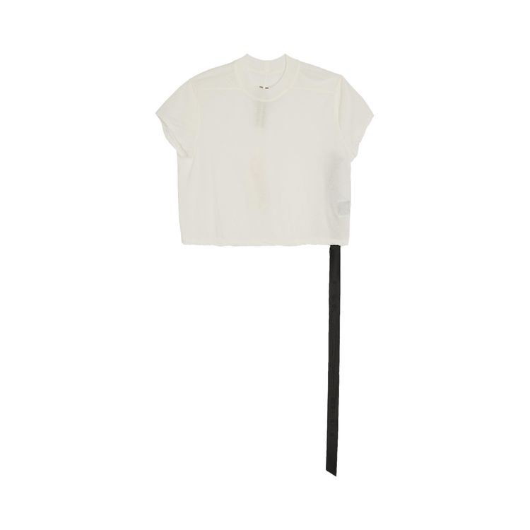 

Футболка Rick Owens DRKSHDW Cropped Small Level T-Shirt 'Milk', белый