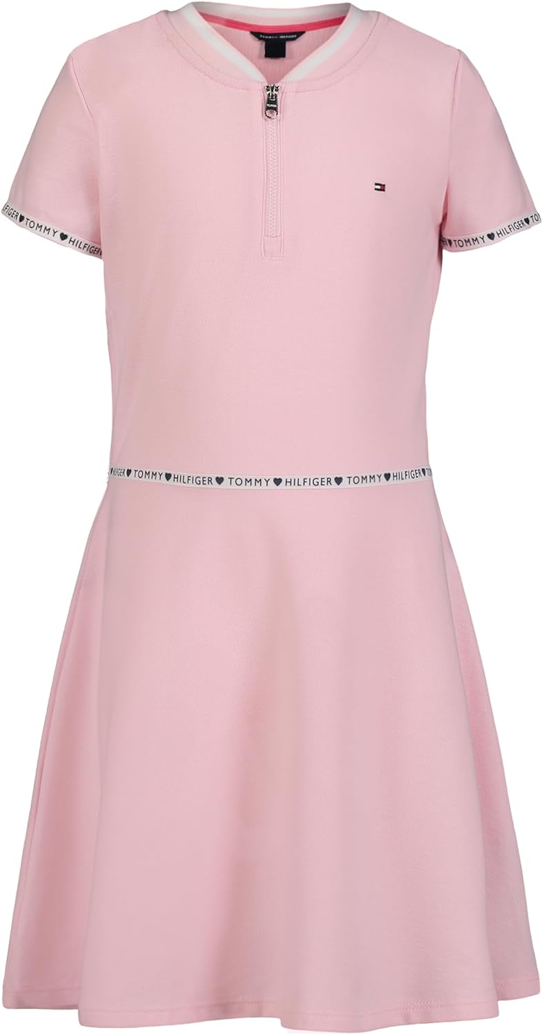 

Платье Tommy Hilfiger Kids Core Flag для девочек (для детей старшего возраста), Rose Pink Zip