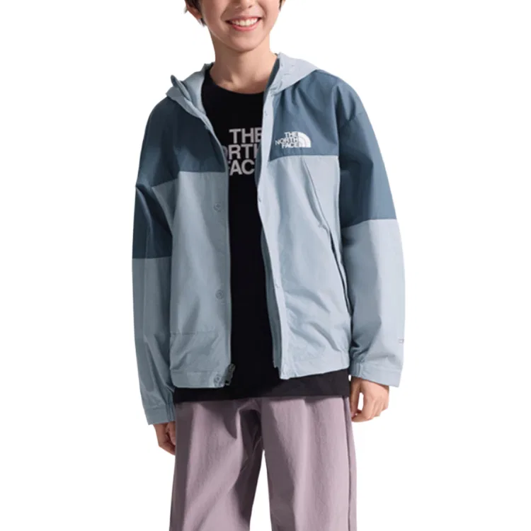 Детская куртка с капюшоном Moderate THE NORTH FACE, Frost Gray Limestone