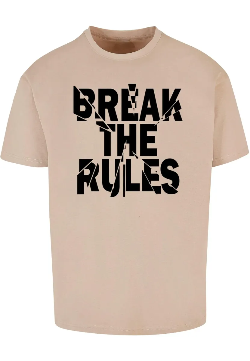

Футболка Merchcode "Мужская футболка Merchcode Break The Rules 2 Heavy Oversize", цвет Wet Sand