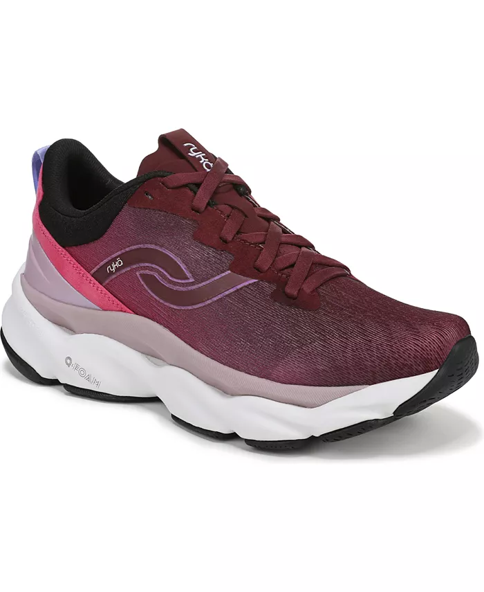 Женские кроссовки для ходьбы Elevate LX со шнуровкой Ryka Premium, красный