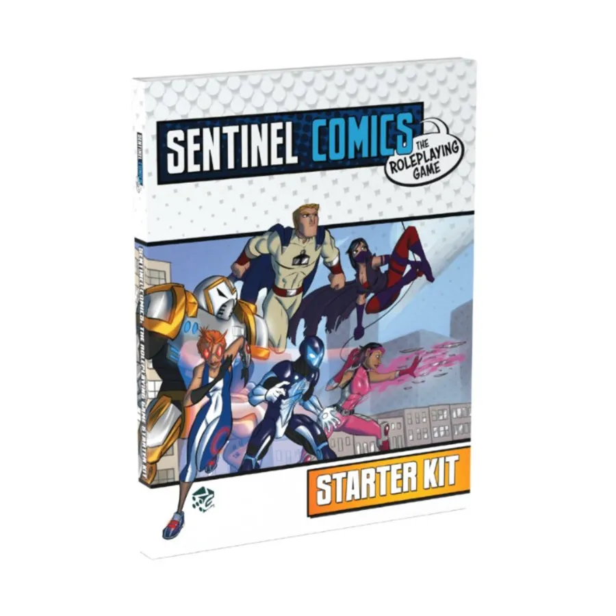 

Sentinel Comics the Roleplaying Game Starter Kit (2nd Edition), Sentinel Comics - The Role Playing Game, мягкая обложка