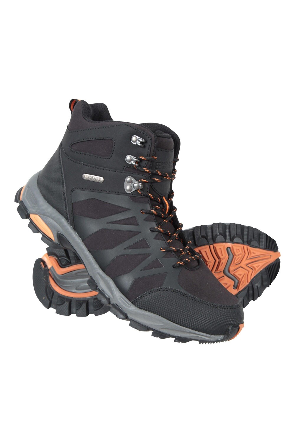 

Водонепроницаемые ботинки Softshell Trekker II для прогулок и походов Mountain Warehouse, черный
