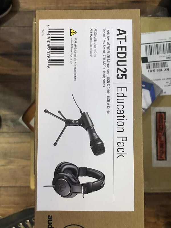 

Микрофон Audio-Technica AT-EDU25 Education Pack with AT2005USB and ATH-M20x