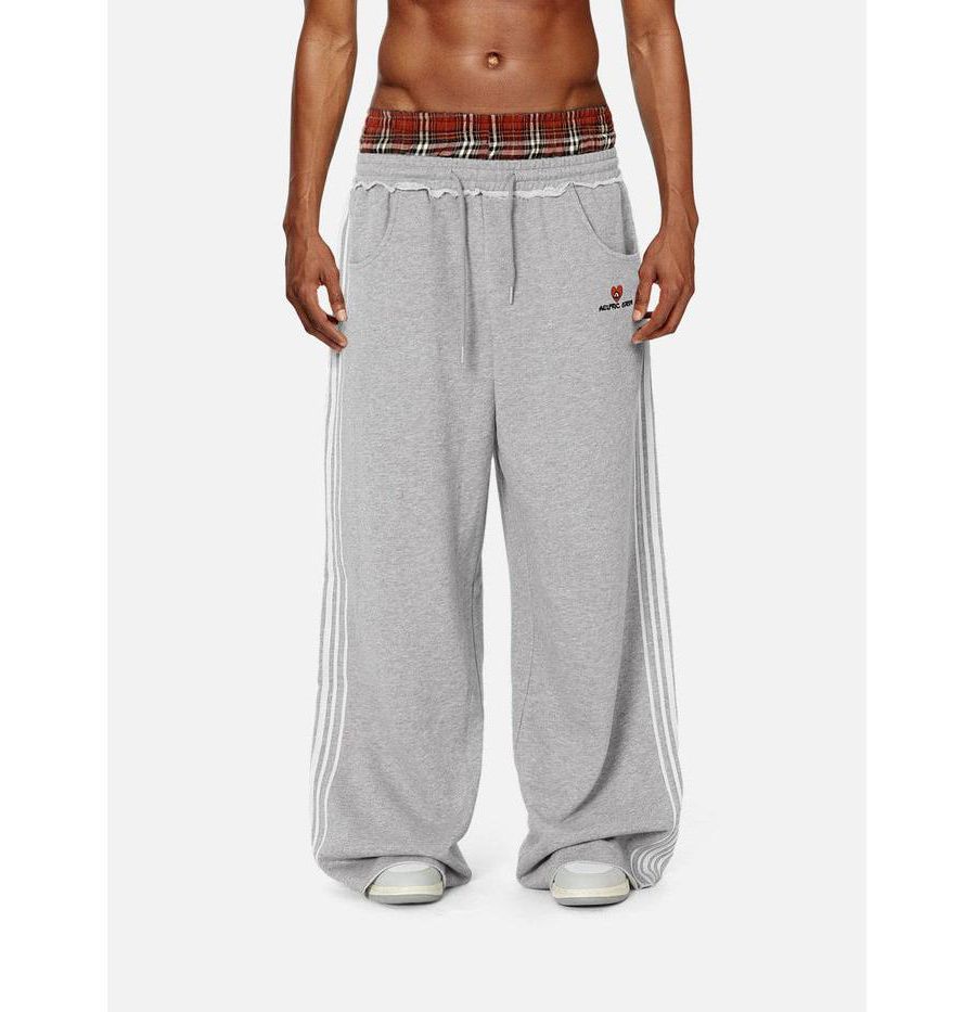 

Мужские свободные спортивные штаны с двойной талией AELFRIC EDEN, Grey