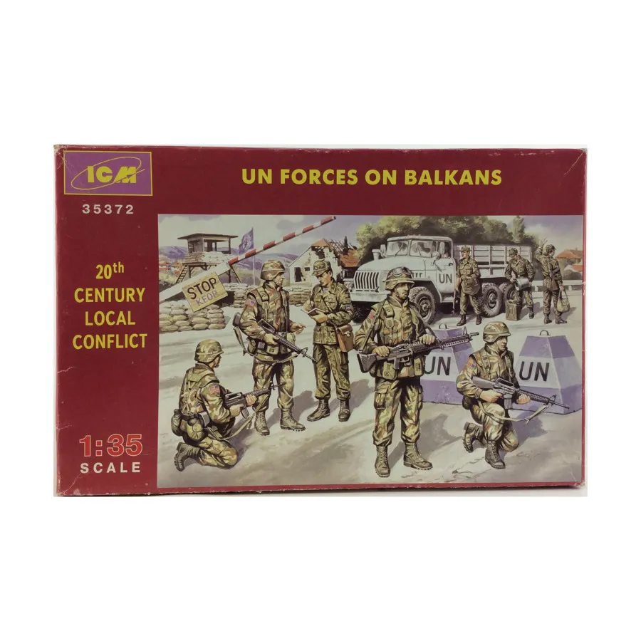 

Силы ООН на Балканах, Military Models 1/35 Scale (ICM)