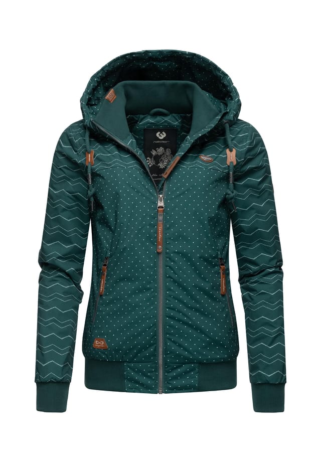 

Зимняя куртка нугги зигзаг междунар. Ragwear, зеленый