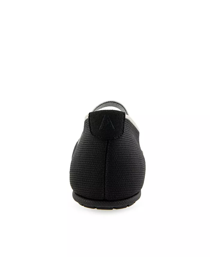 Женские балетки Perry Knit с круглым носком в стиле Mary Jane Aerosoles, черный — фото 3