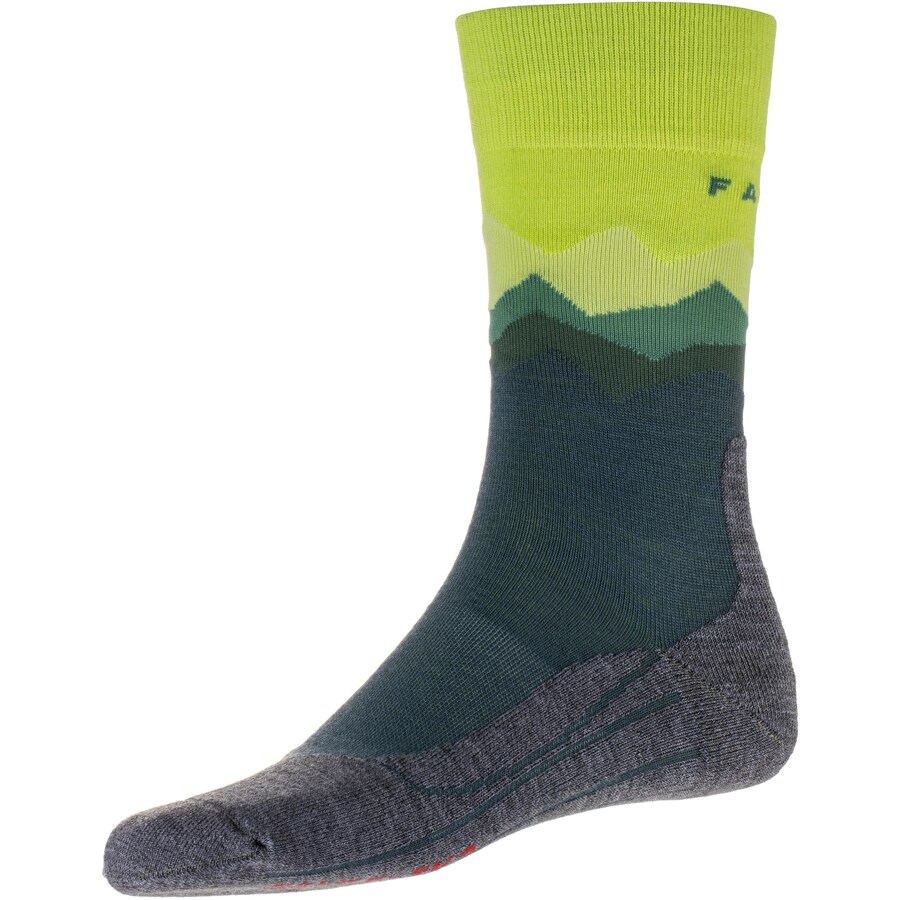

Спортивные носки FALKE TK2 Crest, цвет Grey/Dark green