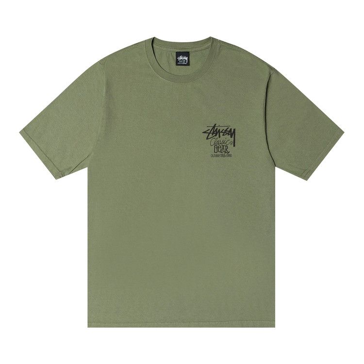 

Футболка Stussy Classic Gear Tee Pigment Dyed, Artichoke