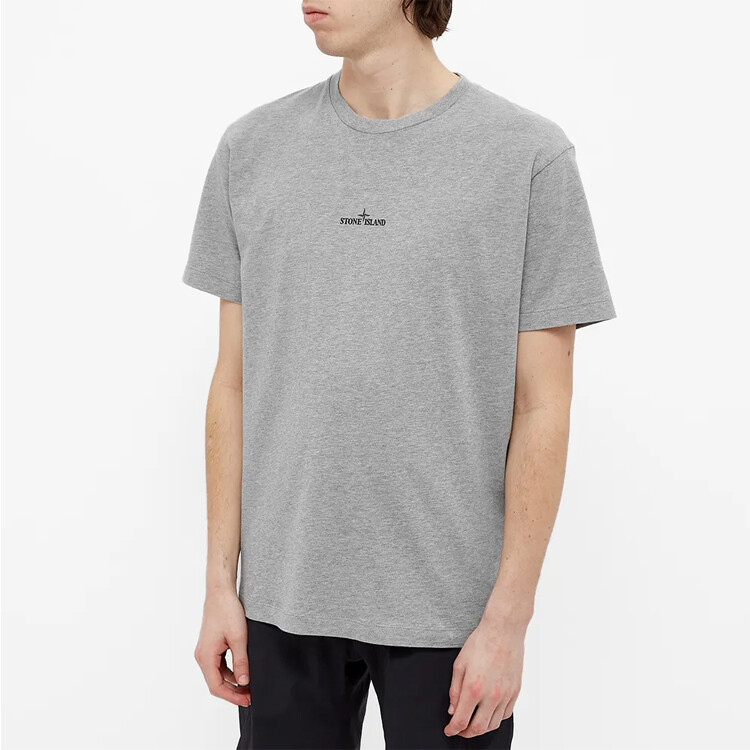 

Футболка мужская серая Stone Island, серый