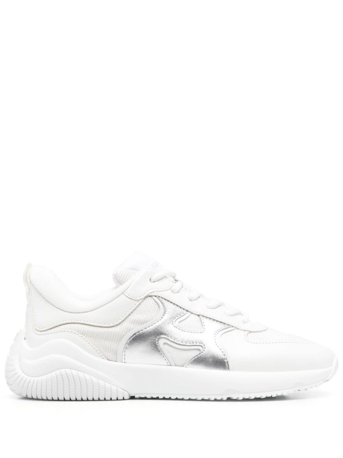 

Кроссовки Hogan Lace-up, белый/серебристый